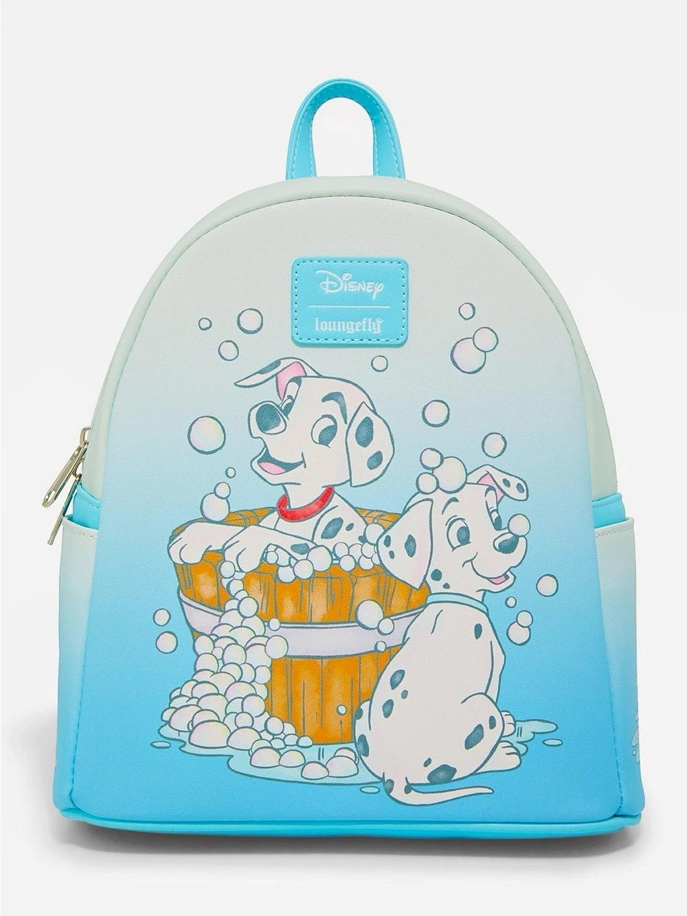 Loungefly 101 Dalmatians Barrel of Fun Mini Backpack Blue & White Mini Backpack